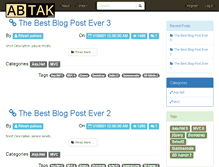 Tablet Screenshot of abtak.com